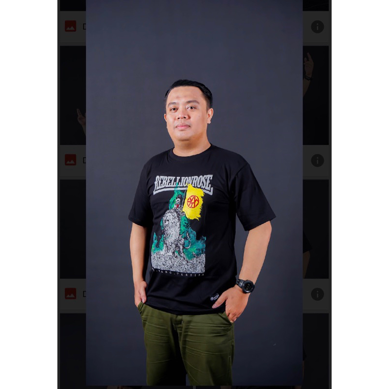 REBELLION ROSE API YANG TERSISA ("LENGAN PENDEK" Official Merch)