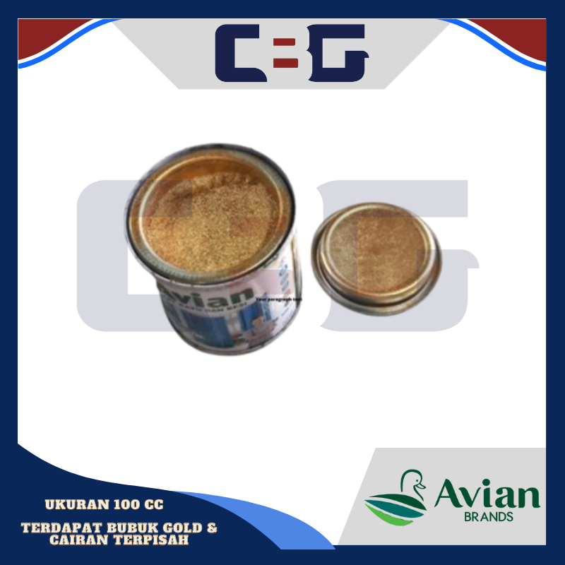 CAT BESI AVIAN GOLD METALLIC 100 cc