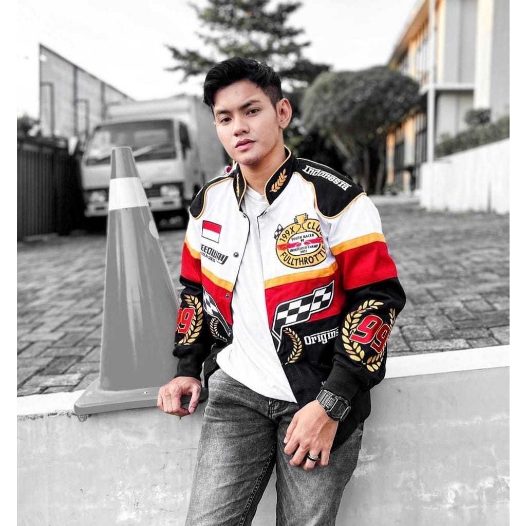 Jaket Nascar Speedway Jaket Racing Pria Wanita