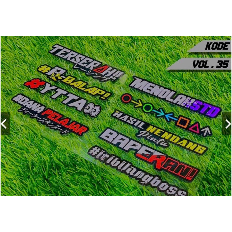 

cetak stiker satuan vinyl transparan cutting pola