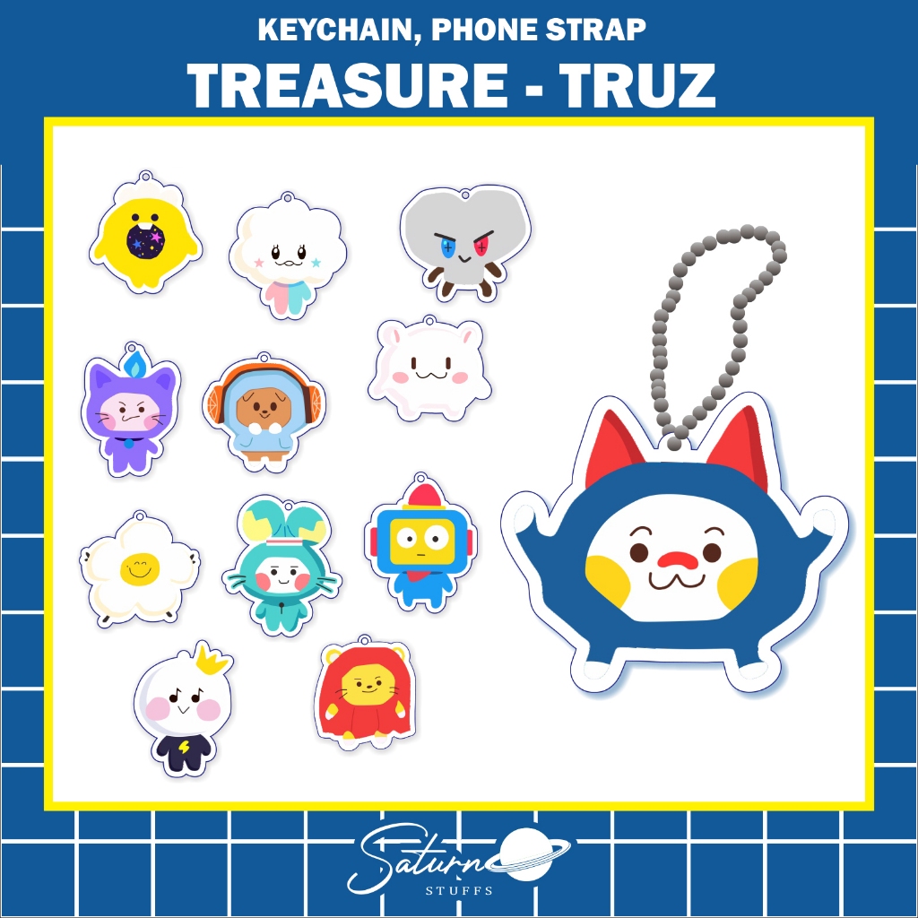 KEYCHAIN, STRAP,GRIPTOK TRUZ - TREASURE