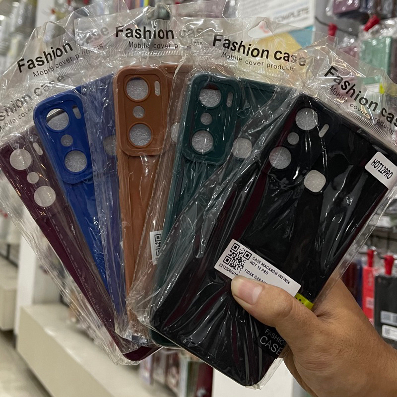CASE INFINIX HOT 12 PRO MACARON SOFTCASE INFINIX HOT 12 PRO