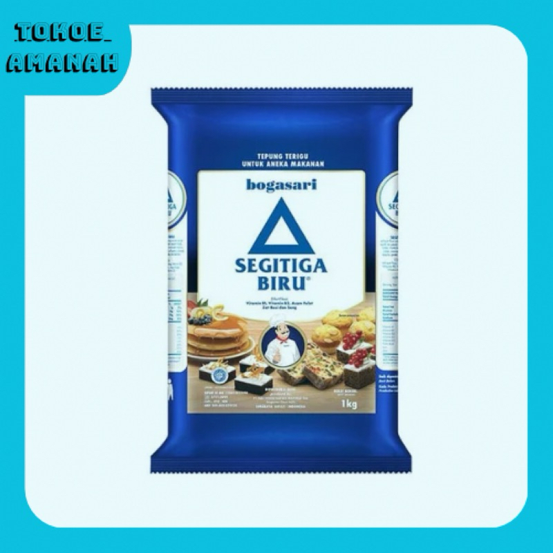 

BOGASARI TERIGU SEGITIGA BIRU 1 KG - TEPUNG