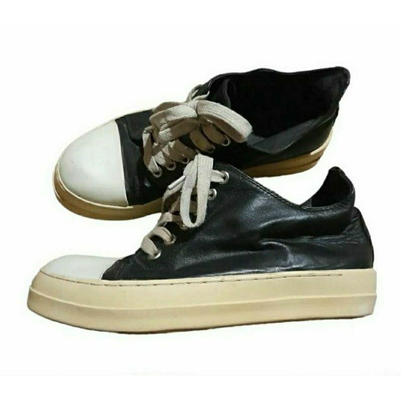 PROMO IDUL FITRI BISA NEGO Sepatu second branded merk Rick Owens shoes good condition grunge