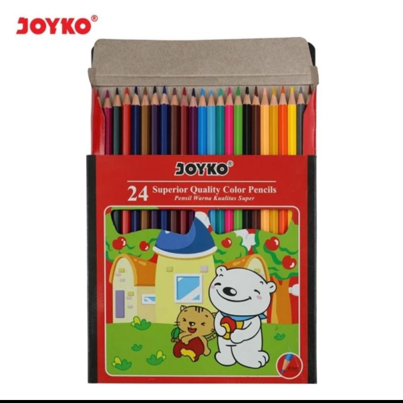 

PENCIL 24 WARNA JOYKO CP-12PB / COLOUR PENCIL / PENCIL MEWARNAI /PENCIL CLIR