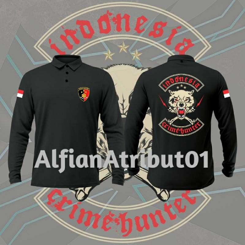 kaos kerah polo bareskrim crime hunter/kaos polo bareskrim