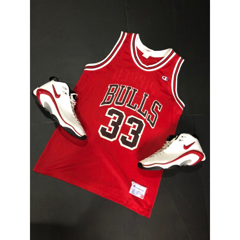 jersey basket nba Scottie Pippen Chicago bulls 90s Champion jersey nba