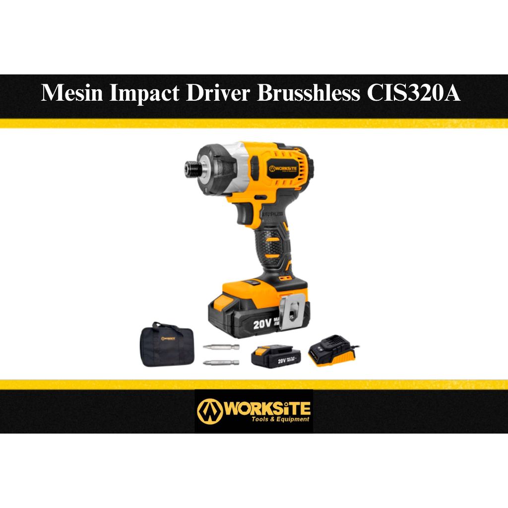 MESIN CORDLESS IMPACT DRIVER BRUSHLESS