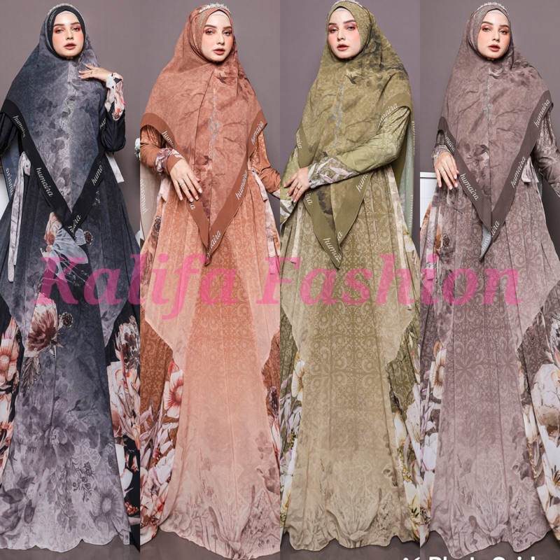 HAURA SERIES BY HUMAIRA / GAMIS SET SCARF INSTAN / GAMIS SET SYARI / GAMIS PESTA MEWAH / DRESS MUSLI