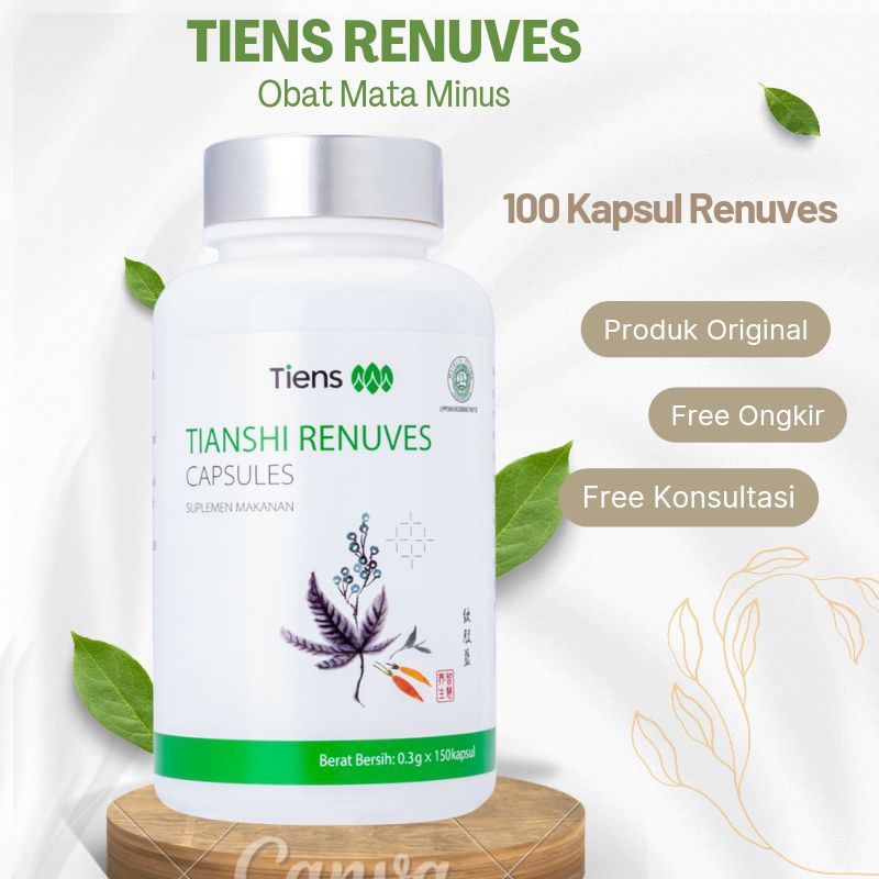 OBAT MATA MINUS / TIENS RENUVES / OBAT MATA SILINDER / OBAT MATA RABUN JAUH & DEKAT / ORIGINAL TIENS