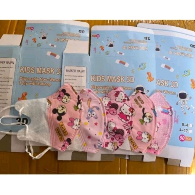 Masker anak / Duckbill Anak face mask 3d 50 pcs
