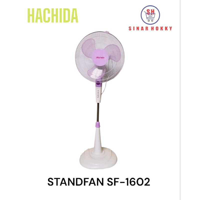 STAND FAN HACHIDA 1602/KIPAS ANGIN BERDIRI HACHIDA