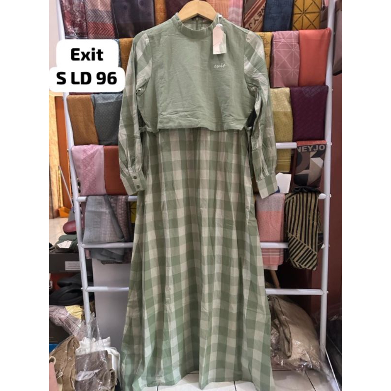 dress exsit.gamis exit baju ootd