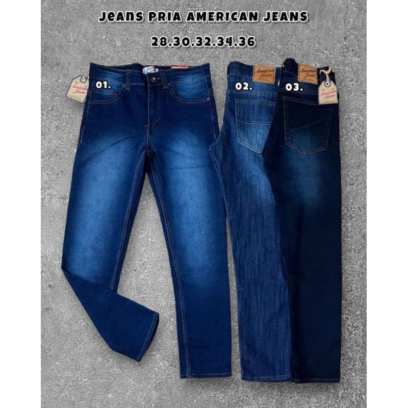 JEANS CELANA PANJANG PRIA AMERICAN JINS