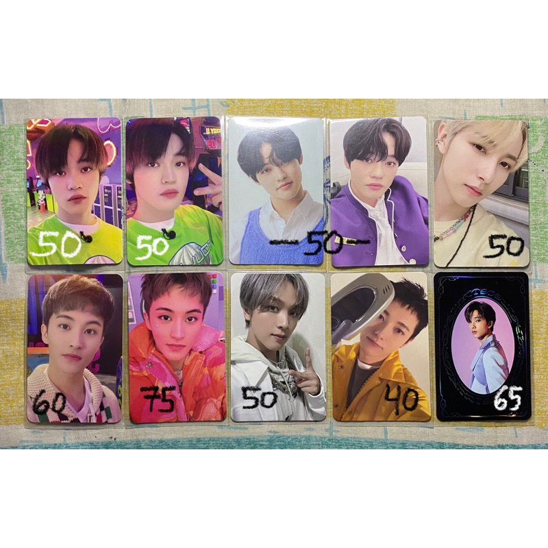 wts aab pc nct || chenle renjun mark haechan jaemin jisung ten md pop up store glitch mode glimo hel