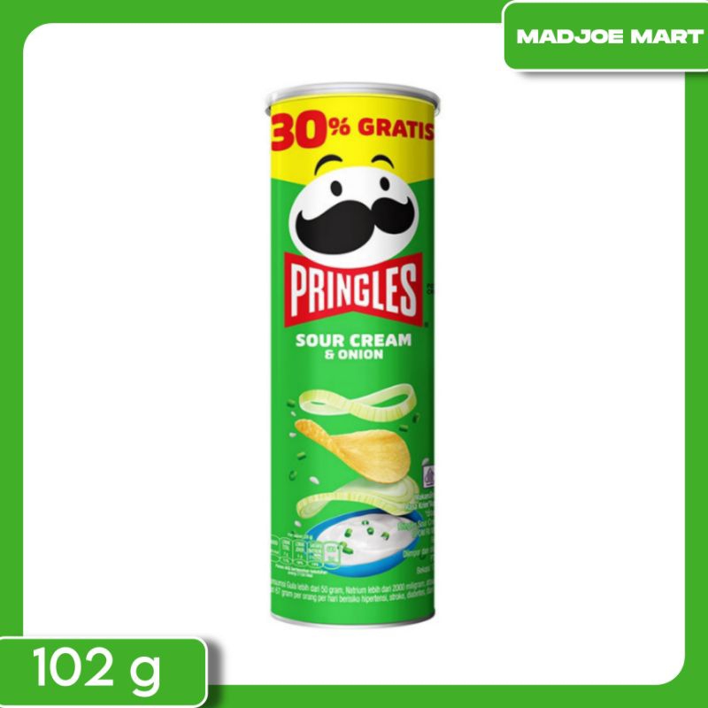 

Pringles Potato Crisps Sour Cream & Onion 102 g