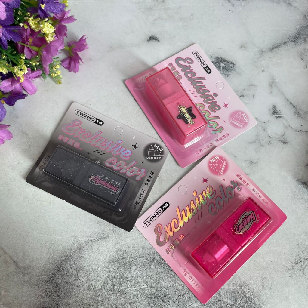 

correction tape barbie bentuk kotak TG-B1335 tip-x roll cover barbie cortape gambar barbie unik kekinian alat tulis sekolah