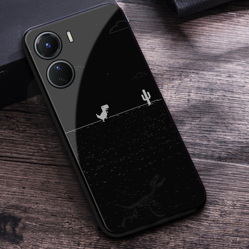 Case Vivo Y16 Terbaru / VIVO V2204 - ( BLACK WALLPAPER) - Case Hp - Casing Hp Vivo- Softcase Hp - Si