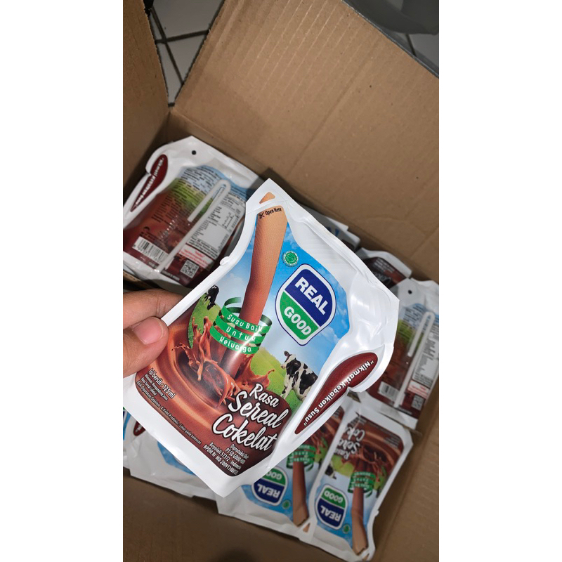 

REAL GOOD RASA SEREAL COKELAT 125 ml SUSU UHT ENAK MURAH