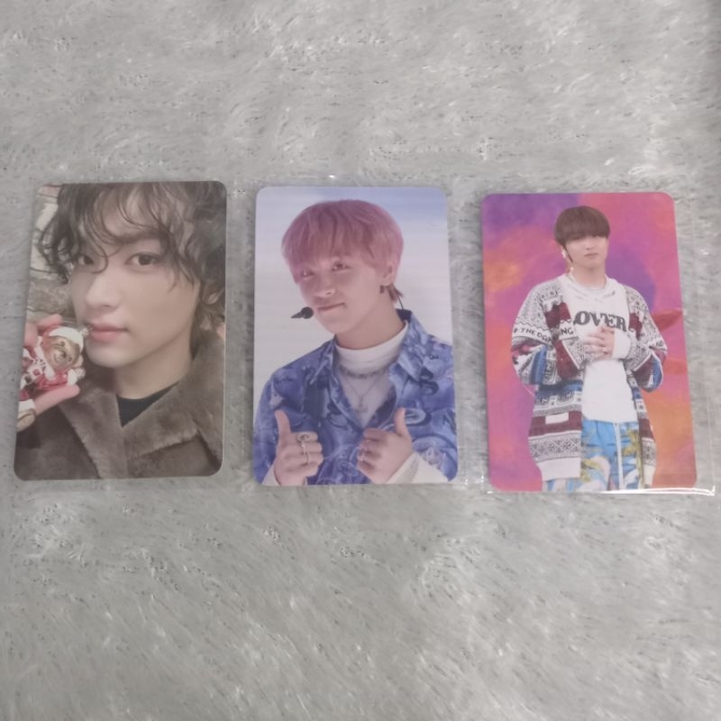 Photocard Official Haechan TC PC Pink Christmas 2023 NCT 127 Dream Kriwil keriting
