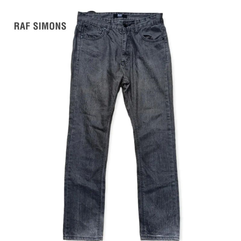 RAF Simons Denim Cracked