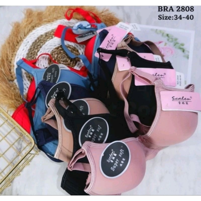 Bh/Bra scalen 2808 cup sedang/2826 cup besar /pcs tanpa kawat