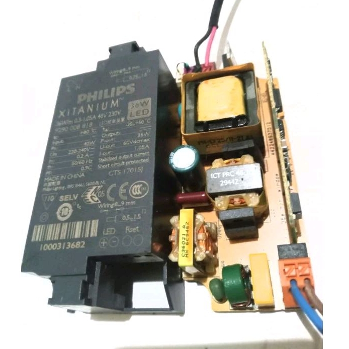 Balast lampu PHILIPS XITANIUM 36 watt 34 watt 32 Watt Led Driver original copotan Trafo PHILIPS Lamp