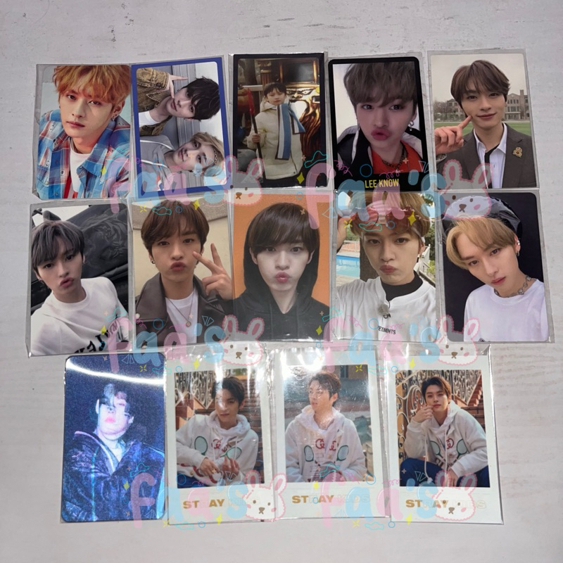 Photocard Lee Know Lino Stray Kids Go Live Miroh Yellow Wood Noeasy Noot Noot