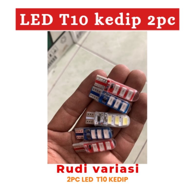 Lampu led T10 Gel Kedip lampu kota senja untuk mobil dan motor