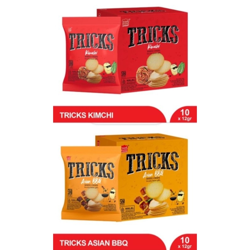 

Tricks Baked Potato 4pack x 15gr 1 dus isi 24 box murah