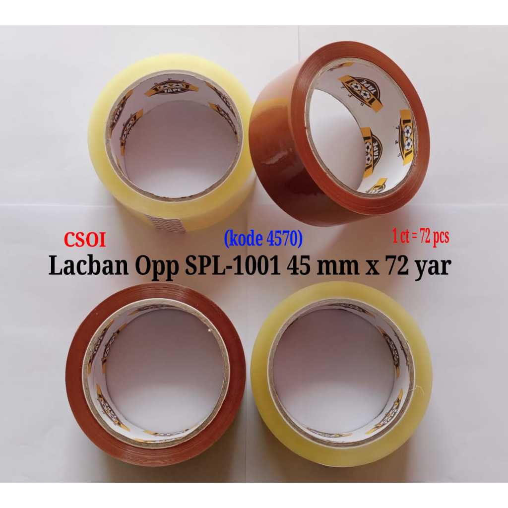 

Lakban Selotip 2inchi Bening dan Coklat 48mm x 72yard