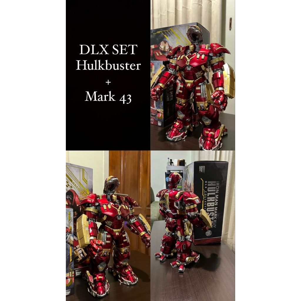 ThreeZero DLX SET HULKBUSTER + Mark 43 1/12 Scale