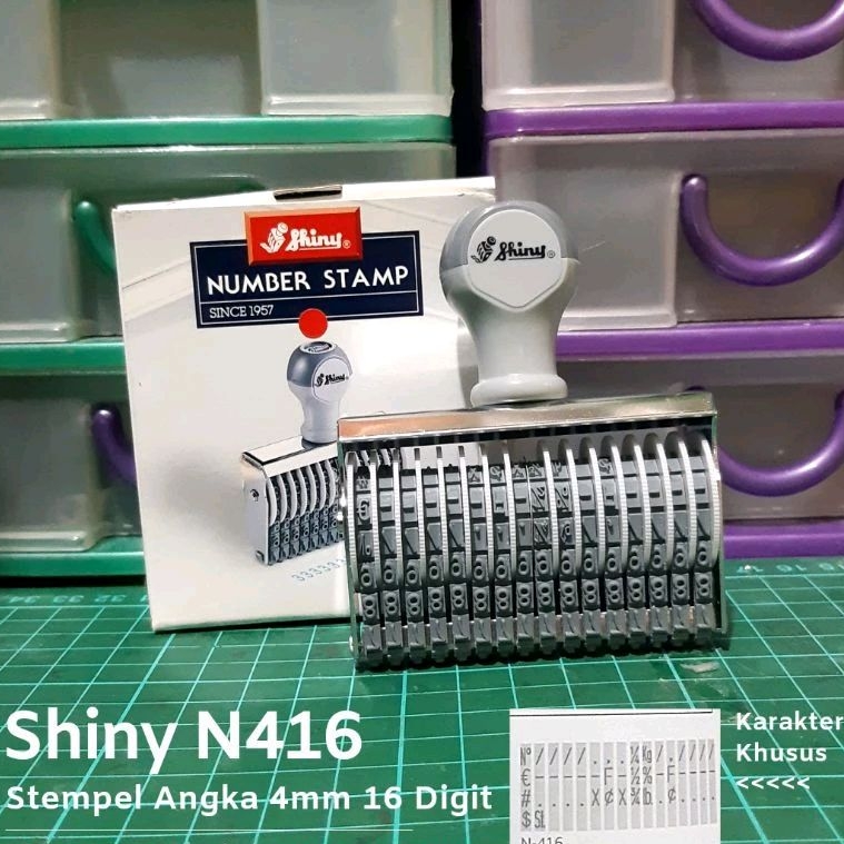 

Stempel Manual Angka 15 16 Digit 4mm Shiny N415 N416 N-415 N-416
