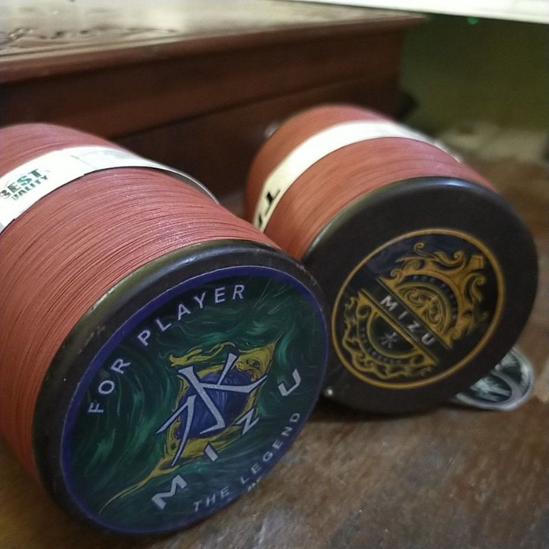 (For Player) Gelasan senar molor 020 N66 MIZU klos kayu 6000 yard original The Legend