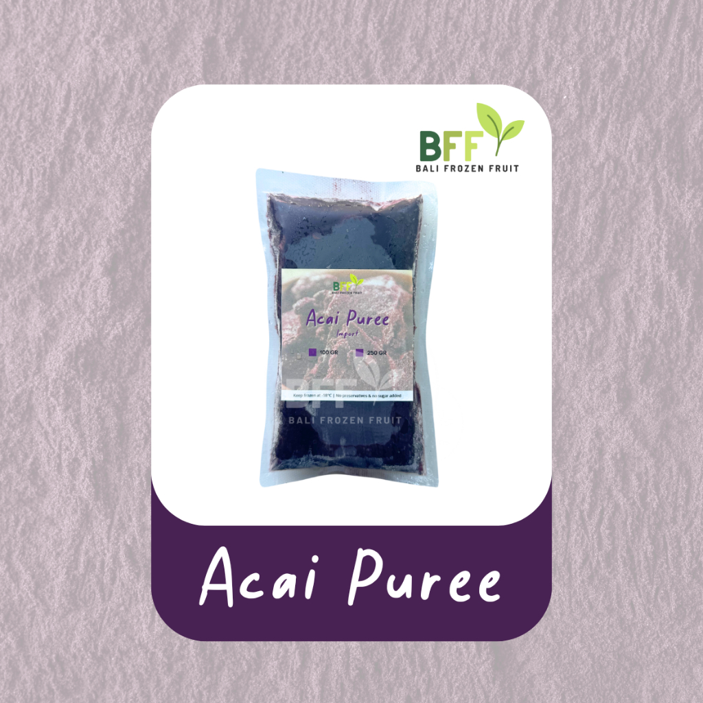 

Acai Puree Frozen Bali Frozen Fruit