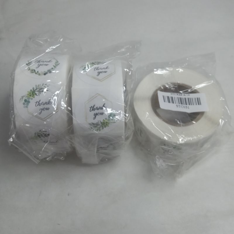 

[ 500 pcs ] stiker/ sticker Thank You kode STC031