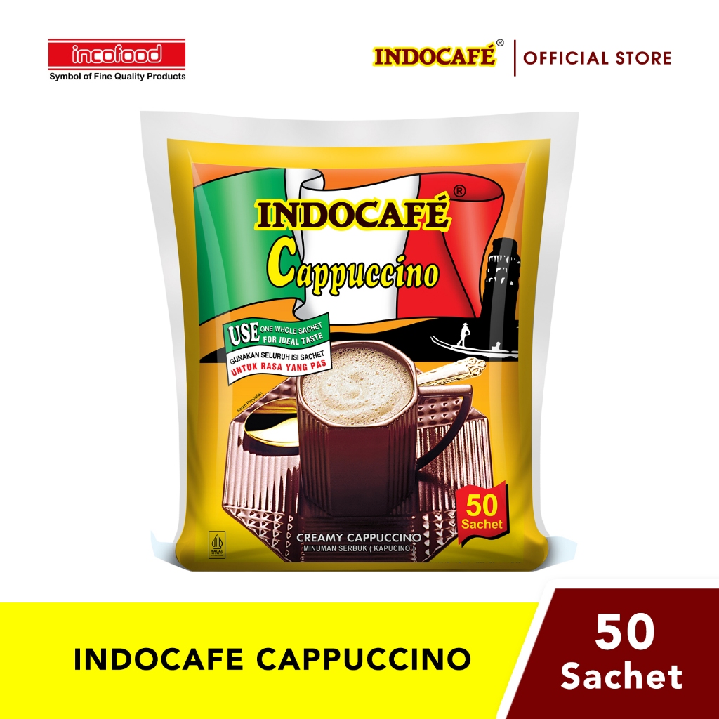 

Indocafe Cappuccino (50 sachet)