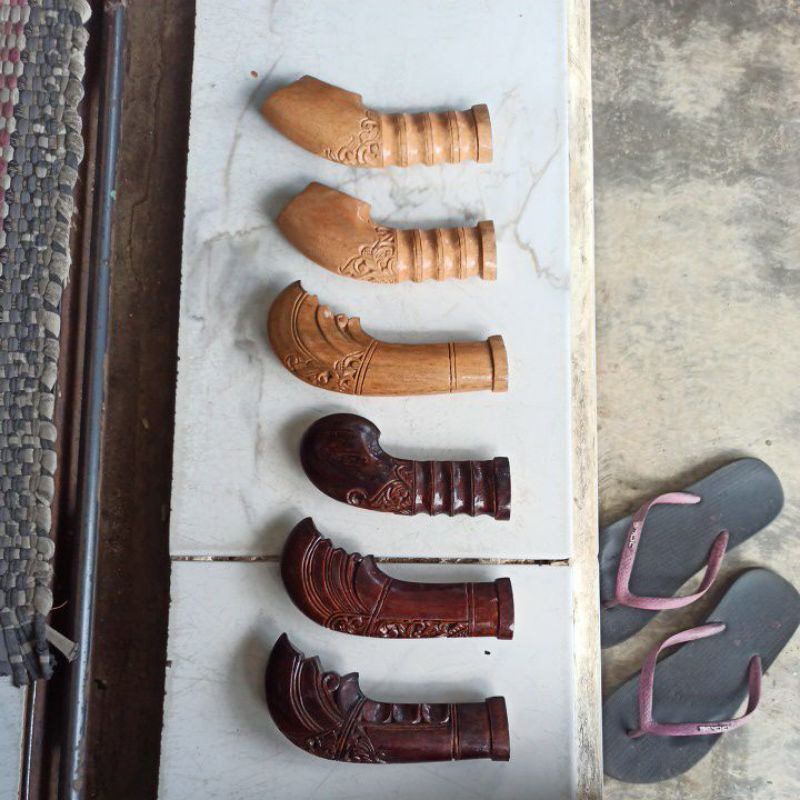 Hulu / gagang kayu kambang kayu ketapi