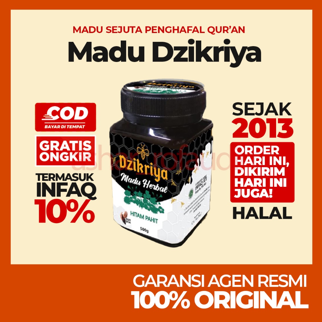 DZIKRIYA Madu Hitam herbal Dzikriya 500gr ORIGINAL