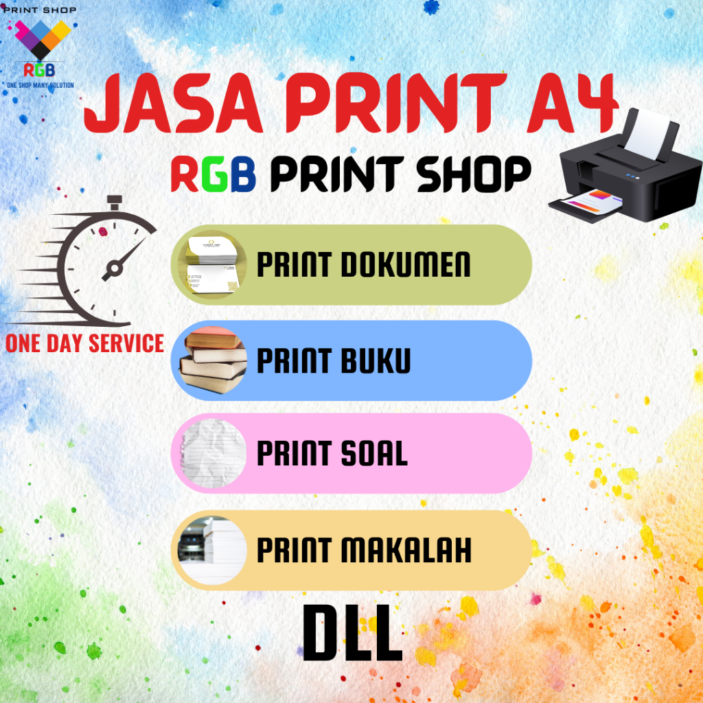 

Jasa Print/Cetak Online A4 Murah dokumen,buku,dll