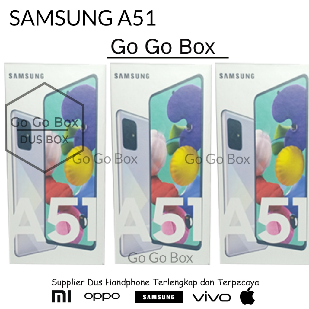 DUS DUSBOX SAMSUNG A51 -GRATIS STICKER- DAN FULLSET(CHARGER + EARPHONE) -BOX SAMSUNG