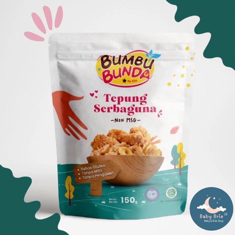 

Bumbu Bunda Elia BPOM Tepung Crispy Non MSG Non Pengawet / Tepung Bumbu Serbaguna Non MSG MPASI