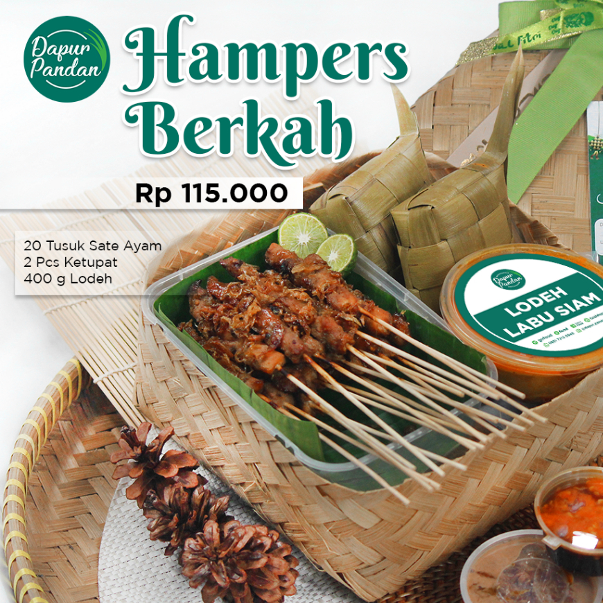 

Hampers Lebaran(Hampers Berkah) Ketupat Sate Ayam Untuk 2 Orang Ramadhan Terunik Termurah Terenak