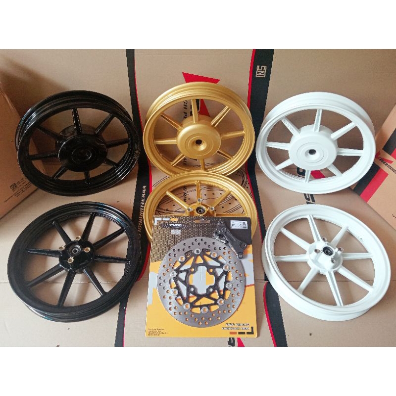 VELG/PELAK RACING V ROSSI COMET PALANG 8 BEAT KARBU BEAT FI SCOOPY KARBU SCOOPY FI BEAT ESP BEAT STR