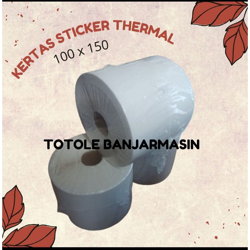 

THERMAL STICKER KERTAS LABEL BARCODE ONLINE 100 X 150 A6 ISI 500 PCS