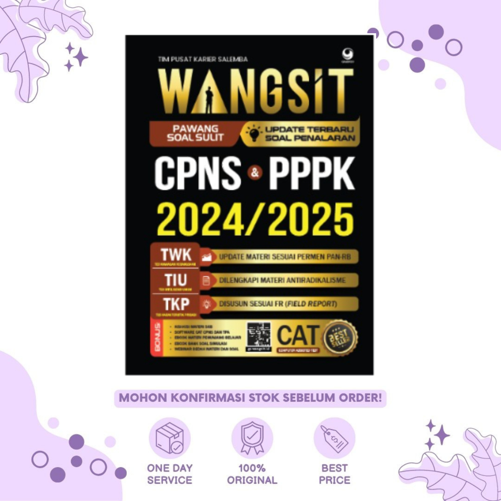 

(PRE ORDER) WANGSIT PAWANG SOAL SULIT CPNS & PPPK 2024/2025
