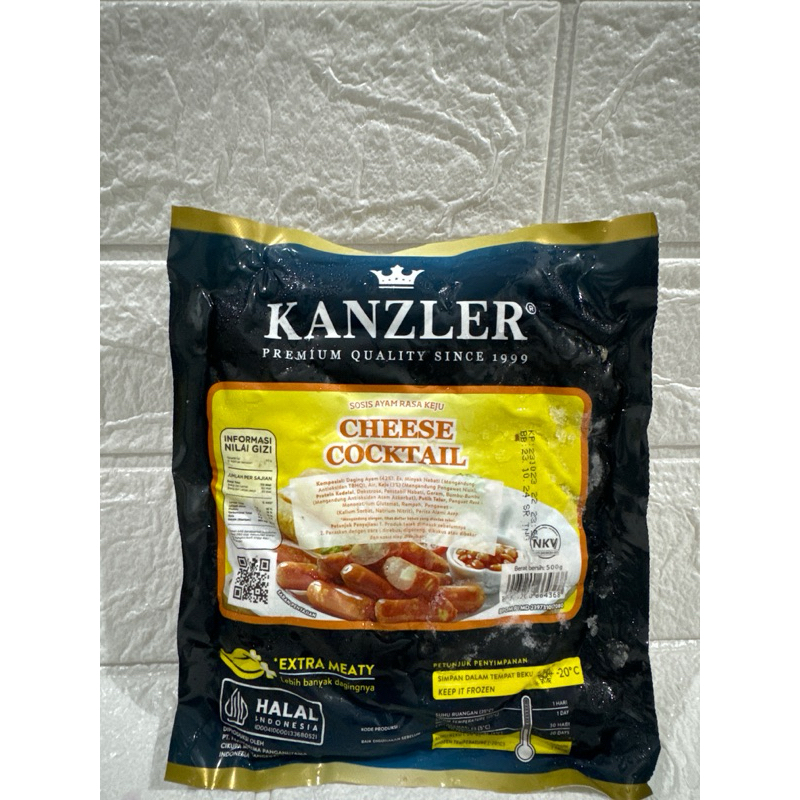 

kanzler sosis cheese coctail 500gr