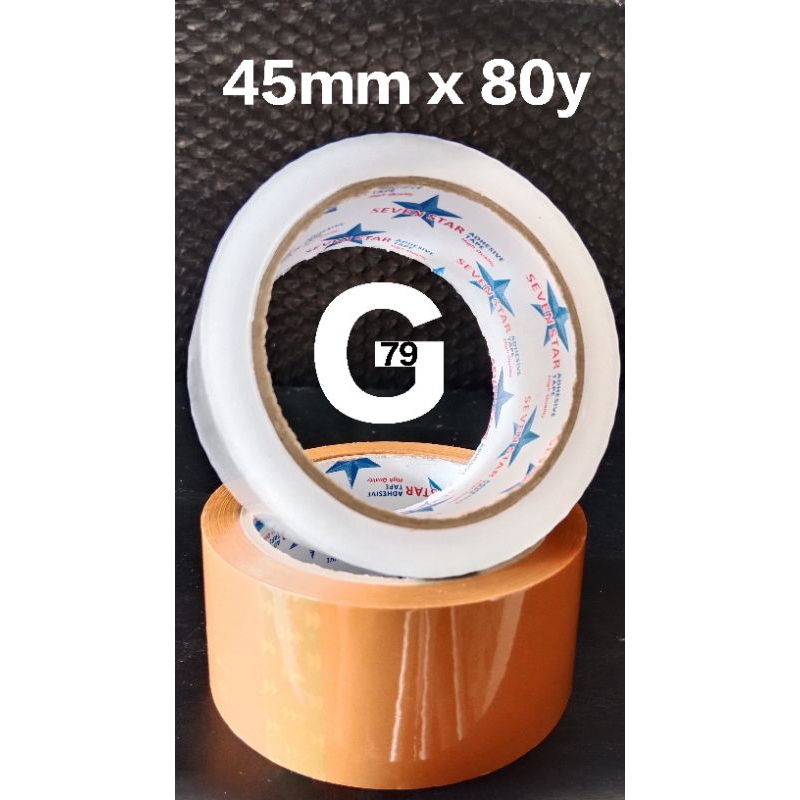 

solasi bening coklat lakban bening coklat 45mm x 80y
