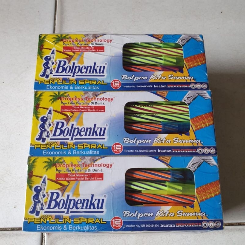 

Pena Lilin Spiral Bolpenku Murah Lancar