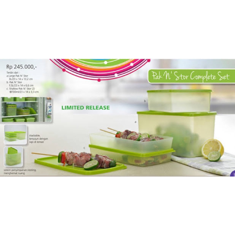 pak n store tupperware